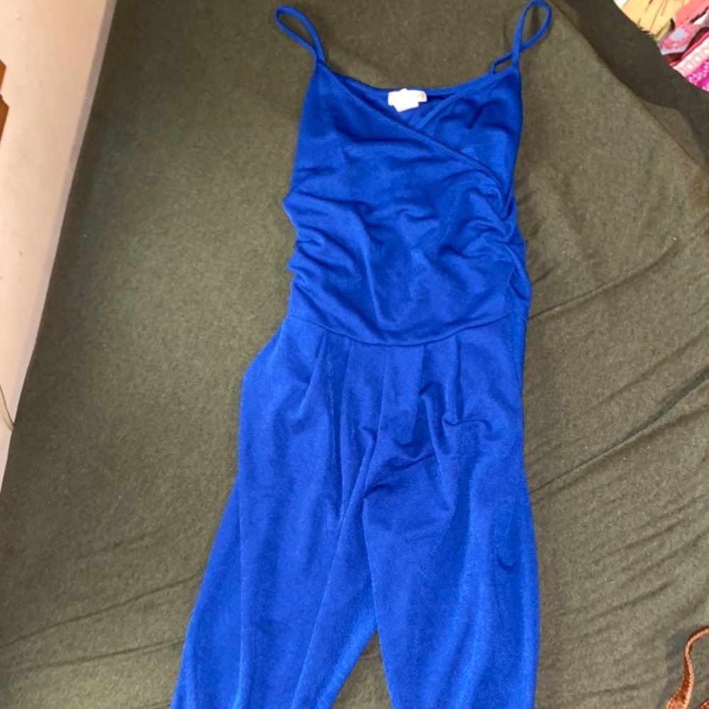 Blue jumpsuit. Size XL.